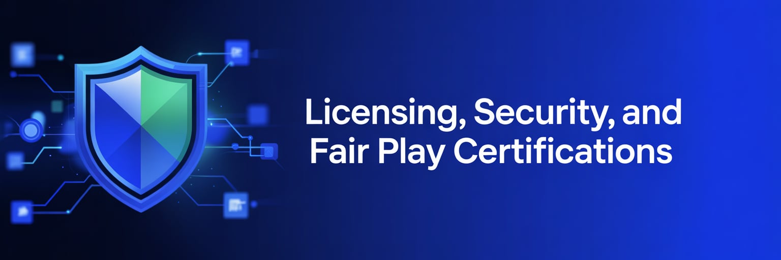Licensing, Security, and Fair Play Certifications